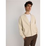 Cardigan din bumbac - crem