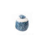Borcan cu capac Sea, portelan, stea, 11,5x14 cm