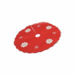 Covoras rotund pentru brad, rosu, ,Ĺ 60 cm