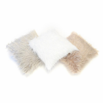 Perna TOUCH cu fir lung, alb, 45x45 cm