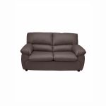 Canapea LUXOR 2L fixa, 2 locuri, gri elefant, 171x95x95 cm