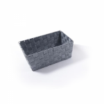 Cos din plastic, gri inchis, 13x30x20 cm