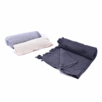 Patura bumbac LIGHT, gri, 140x170 cm