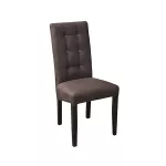 Scaun living TEO LUX, lemn wenge, maro, 46x46x97 cm