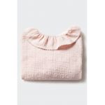Bluza de bumbac cu garnitura cu volane Babis