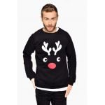 Bluza sport cu imprimeu si maneci raglan