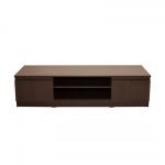 Comoda TV ANA, 2 spatii depozitare, wenge, 140x40x36 cm