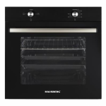 Cuptor incorporabil Hausberg HB-8051NG, electric, putere 2200 W, 76 l, 4 functii, Clasa A, negru