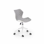 Scaun birou copii MATRIX 3, gri + alb, 48x57x79 cm