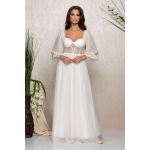 Rochie Louisiana Alba