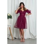Rochie Allie Bordo