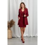 Compleu cu rochie Carissa Bordo