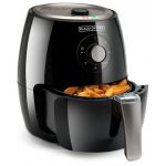 Resigilat - Friteuza cu aer cald BLACK & DECKER BXAF2500E, 1500W, Negru