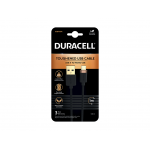 Cablu Duracell USB-A to Micro USB 1m Negru