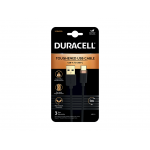 Cablu Duracell USB-A to USB-C 1m Negru