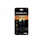 Cablu Duracell USB-A to Lightning C89 2m Negru