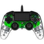 Controller Nacon Gaming Compact Ps4 Transparent Verde