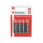 Baterii Verbatim, Alkaline, AA, 4 buc, 49921