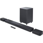 Soundbar JBL BAR 1300, 11.1.4, Sateliti detasabili, 1170W, Dolby Atmos, Wi-Fi, Airplay, HDMI eArc, Negru