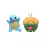 Set 2 Mini Figurine Pokemon Battle - Squirtle & Appletun