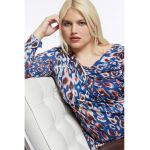 Bluza cu model si decolteu drapat