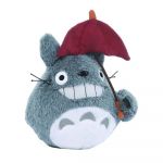 Figurina de Plus My Neighbor Totoro - Totoro Red Umbrella 15 cm