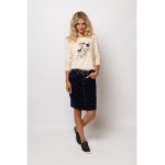 Bluza din amestec de modal cu imprimeu floral Chloe