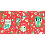 Felicitare - Elegant Owls Tri-Fold | Roger La Borde