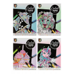 Planse de colorat A4 - Velvet paper - mai multe modele | Creative Craft Group