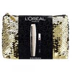 Set cadou mascara si creion ochi, Loreal, Eye Pouch