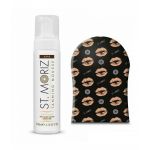 Set bronzare profesionala: Spuma Autobronzanta Dark + Manusa Aplicare St Moriz