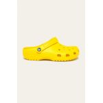 Crocs papuci Classic culoarea galben 207431