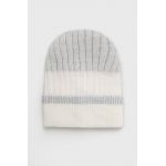 Deha Căciulă culoarea alb, din tricot gros