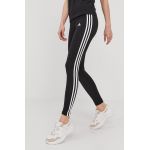 Adidas Colanți GL0723 femei, culoarea negru, material neted