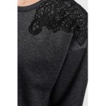 Bluza sport cu insertii de dantela Gina