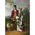 Felicitare - Liquorice Couple & Dog | The Art File