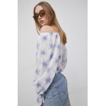 Levi's bluza femei, culoarea alb, modelator