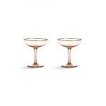 &k amsterdam set de pahare de șampanie Coupe Champagne (2-pack)