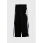 adidas Originals pantaloni de trening pentru copii culoarea negru, cu imprimeu