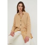 Answear Lab cardigan femei, culoarea maro