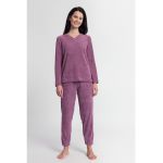Bluza de casa cu decolteu in V