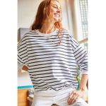 Bluza de trening lejera cu decolteu la baza gatului