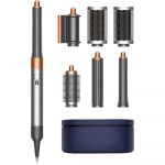 Ondulator Multistyler Dyson HS05 Airwrap Complete Long, 90&#186; , 3 trepte temperatura, Nichel-Cupru