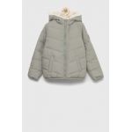 Abercrombie & Fitch geaca reversibila pentru copii culoarea verde