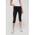 Asics leggins de antrenament femei, culoarea negru, neted