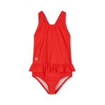 Liewood costum de baie dintr-o bucată pentru copii culoarea rosu