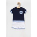 Birba&Trybeyond set de bumbac pentru bebelusi culoarea albastru marin