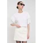 Custommade tricou femei, culoarea alb