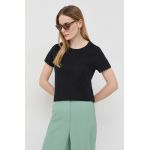 BOSS tricou din bumbac culoarea negru