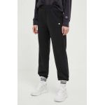 Champion pantaloni de trening culoarea negru, neted